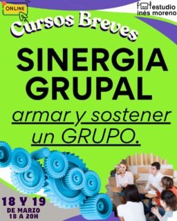 CURSOS intensivos en Marzo 

🧤Para continuar tu formación 
🧤🧤Para Actualizar técnicas y dinámicas 
🧤🧤🧤Para tener un espacio de intercambio entre colegas.

📚Para conocer nuestra METODOLOGÍA

🌟2 ENCUENTROS 

💻OnLINE ~

🔄METODOLOGÍA LUDICA

🛎️CLASE INTERACTIVA 

👥Grupos Reducidos.

🖋️Contenidos, informes, valores e inscripción al

📲WHATSAP 
(054-11) 15 66927891
  (solo mensaje)

www.inesmoreno.com.ar

📩 estudio@inesmoreno.com.ar 
📩 inesmorenoestudio@gmail.com 
📩 contacto@inesmoreno.com.ar

#estudioinesmoreno #formacionencreatividad #entrenamientodirectivo #marcoteoricomultidiciplinario
#asesorias