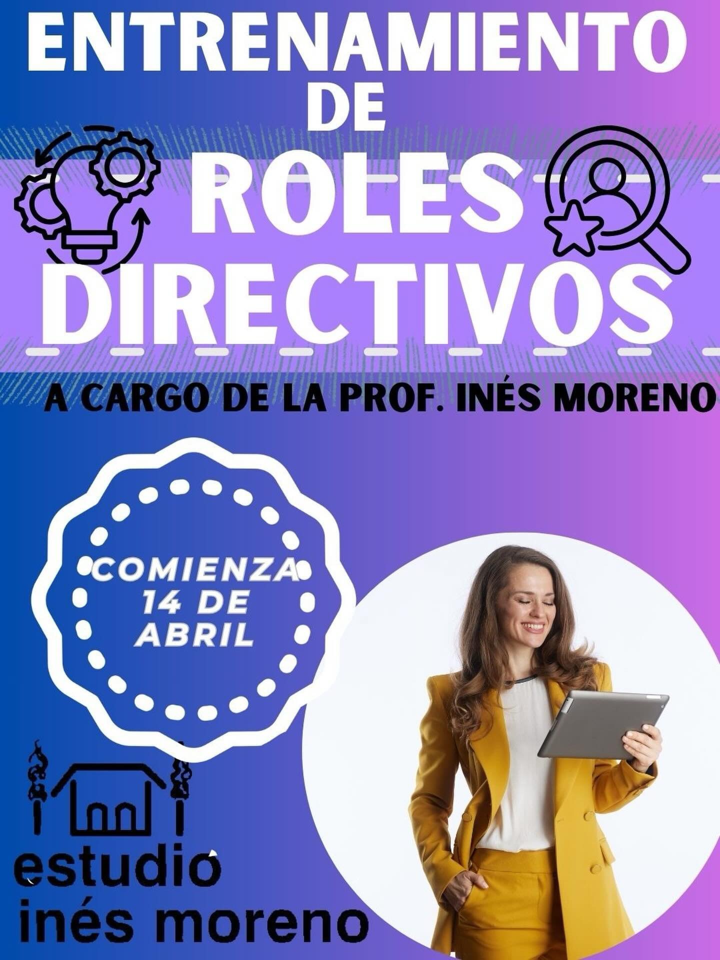 ✍️CURSOS ANUALES

📚Para aquellos que desean FORMACION en 
📍JUEGO
📍CREATIVIDAD
📍INTELIGENCIA EMOCIONAL 
📍CONDUCCIÓN DE GRUPOS 📍ARMADO y GESTIÓN DE PROYECTOS 
📍entrenamiento en ROLES DIRECTIVOS.

🌟Encuentros quincenales.

🗓 Comienzan en Abril.

💻OnLINE

🔄METODOLOGÍA LUDICA

🛎️CLASE INTERACTIVA

👥Grupos Reducidos.

🖋️Contenidos, informes, costos e inscripción al
👩‍💻
www.inesmoreno.com.ar

📩 estudio@inesmoreno.com.ar
📩 inesmorenoestudio@gmail.com
📩 contacto@inesmoreno.com.ar

📲WHATSAP 
(054-11) 15 66927891
 (solo mensaje)