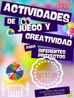 ✍️CURSOS ANUALES

📚Para aquellos que desean FORMACION en 
📍JUEGO
📍CREATIVIDAD
📍INTELIGENCIA EMOCIONAL 
📍CONDUCCIÓN DE GRUPOS 📍ARMADO y GESTIÓN DE PROYECTOS 
📍entrenamiento en ROLES DIRECTIVOS.

🌟Encuentros quincenales.

🗓 Comienzan en Abril.

💻OnLINE

🔄METODOLOGÍA LUDICA

🛎️CLASE INTERACTIVA

👥Grupos Reducidos.

🖋️Contenidos, informes, costos e inscripción al
👩‍💻
www.inesmoreno.com.ar

📩 estudio@inesmoreno.com.ar
📩 inesmorenoestudio@gmail.com
📩 contacto@inesmoreno.com.ar

📲WHATSAP 
(054-11) 15 66927891
 (solo mensaje)