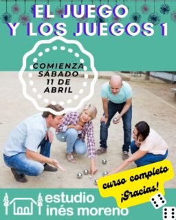 BIENVENIDOS JUGADORES!!!
Valientes de hacer un curso de juego... Animandose a transnsformar y transformarse-
A vivenciar el aprendizaje de HABILIDADES, CONDUCTAS Y CONTENIDOS que esta poderosa herramienta nos brinda.
Experiencias significativa, motivadoras y activas. Que potencian el desarrollo cognitivo, emocional y social. 
Esta formación en juego como herramienta, fomenta la creatividad, el pensamiento crítico, la resolución de conflictos y la autorregulación... entre tantos otros temas...
HOY COMIENZAN EL CURSO EL JUEGO Y LOS JUEGOS Y EL 1er AÑO DE LA ESCUELA DE JUEGO..